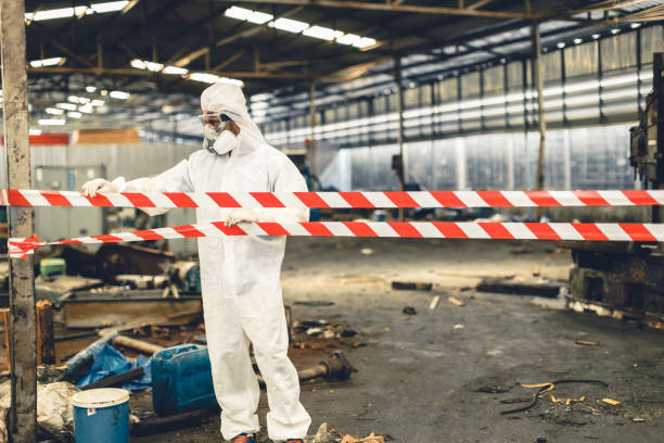 Professional Trauma Scene Cleanup technician working in Canyon, TX